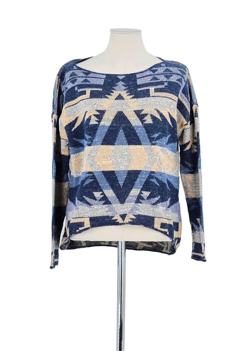 Pull Ralph Lauren Bleu en Coton, taille S - Seconde Main