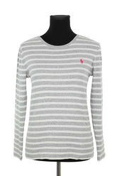 Pull Ralph Lauren Gris en Coton, taille M - Seconde Main