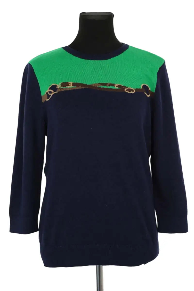 Pull Ralph Lauren Marine en Coton, taille M - Seconde Main