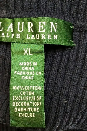 Pull Ralph Lauren Marine en Coton