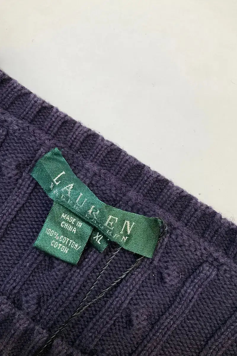Pull Ralph Lauren Marine en Coton