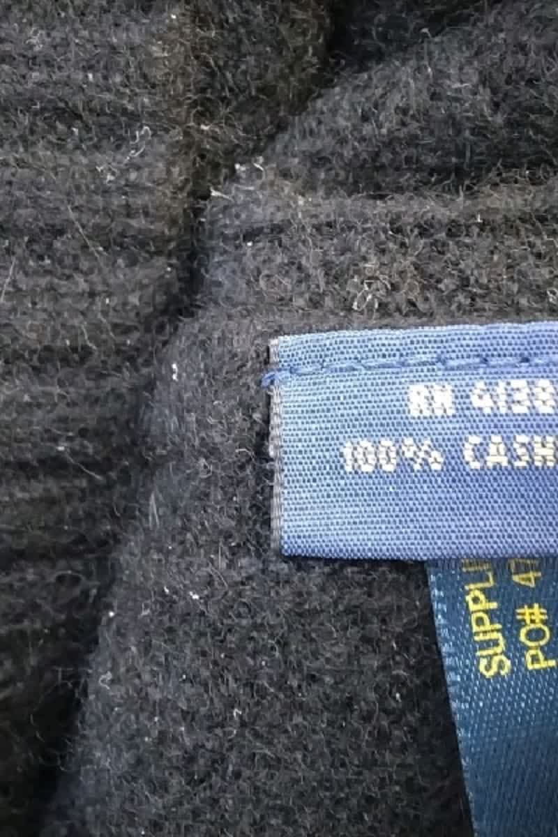 Pull Ralph Lauren Noir en Cachemire