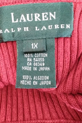 Pull Ralph Lauren Rouge en Coton