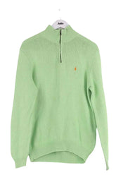 Pull Ralph Lauren Vert en Coton, taille M - Seconde Main