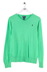 Pull Ralph Lauren Vert en Coton, taille XL - Seconde Main