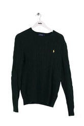 Pull Ralph Lauren Vert en Coton, taille XS - Seconde Main