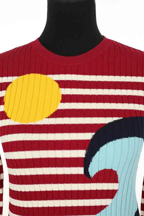 Pull Red Valentino Rouge en Viscose
