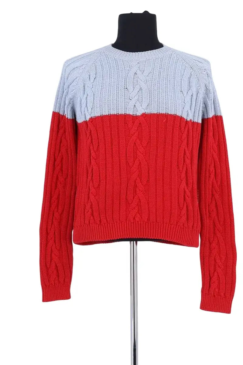 Pull Rochas Rouge en Coton, taille L - Seconde Main