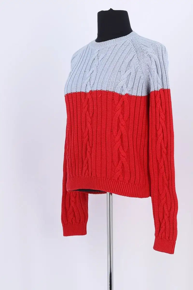 Pull Rochas Rouge en Coton