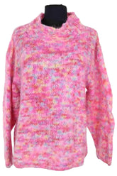 Pull Rose Carmine Rose en Laine, taille M - Seconde Main