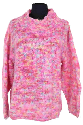Pull Rose Carmine Rose en Laine, taille M - Seconde Main