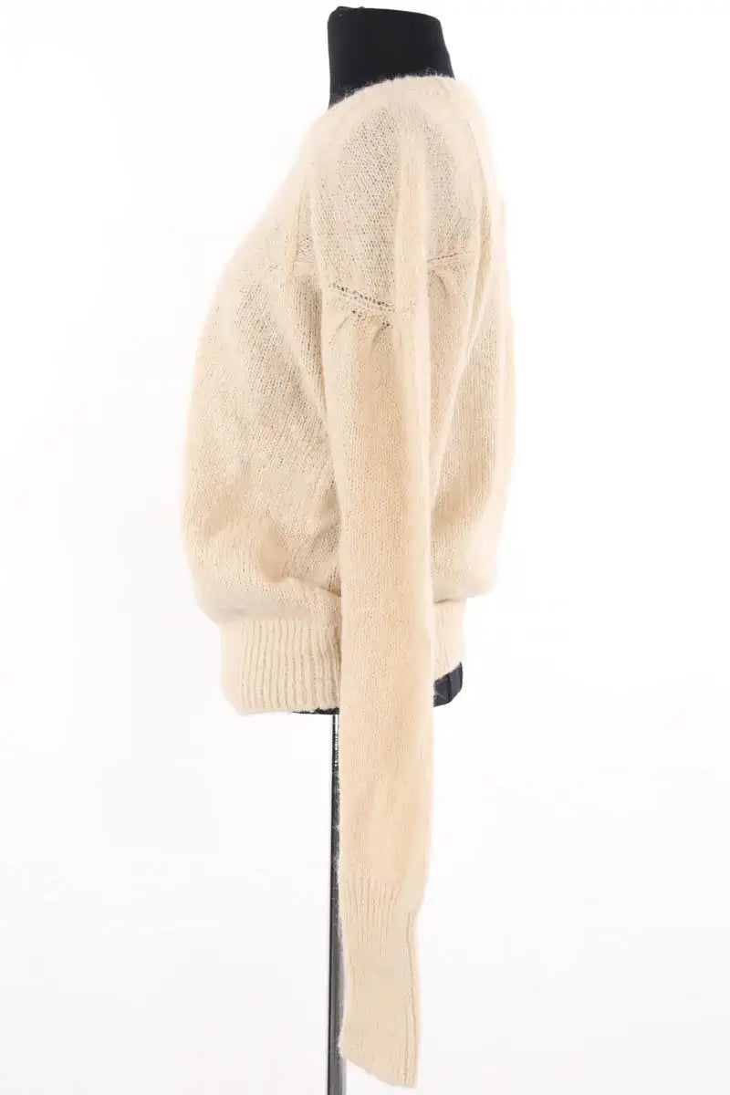 Pull Roseanna Ecru en Synthétique