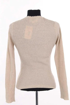 Pull Rouje Beige en Synthétique