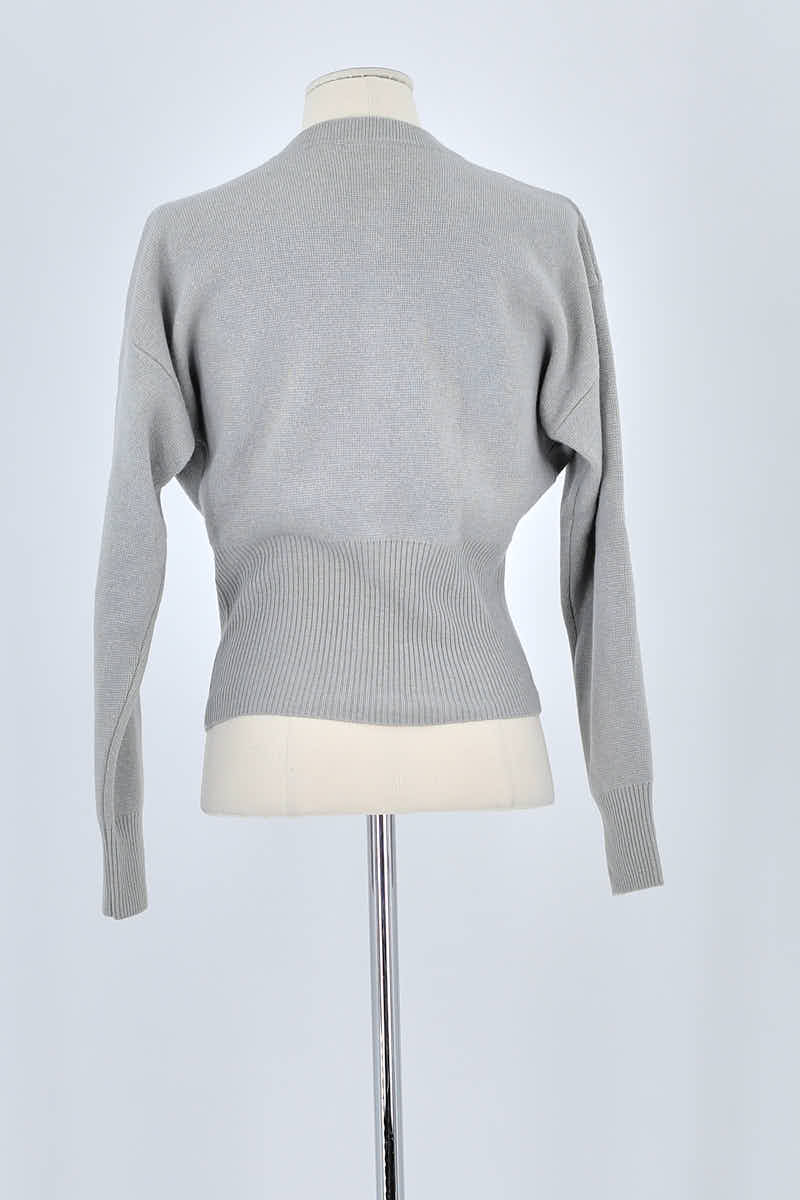 Pull Rouje Gris en Laine