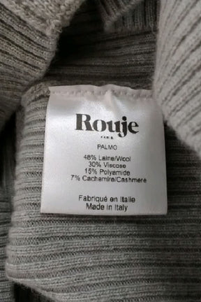 Pull Rouje Gris en Laine
