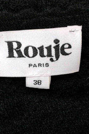 Pull Rouje Noir en Viscose