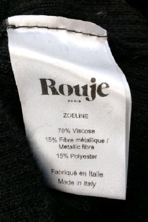 Pull Rouje Noir en Viscose