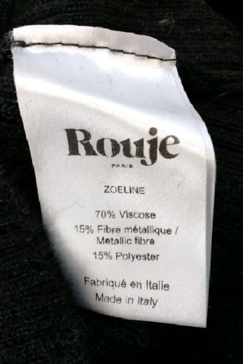 Pull Rouje Noir en Viscose