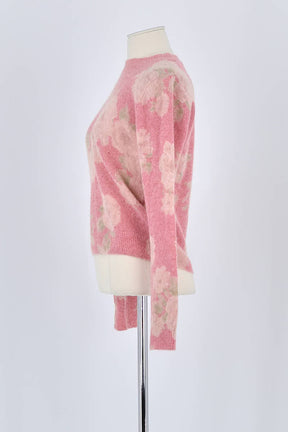 Pull Rouje Rose en Laine