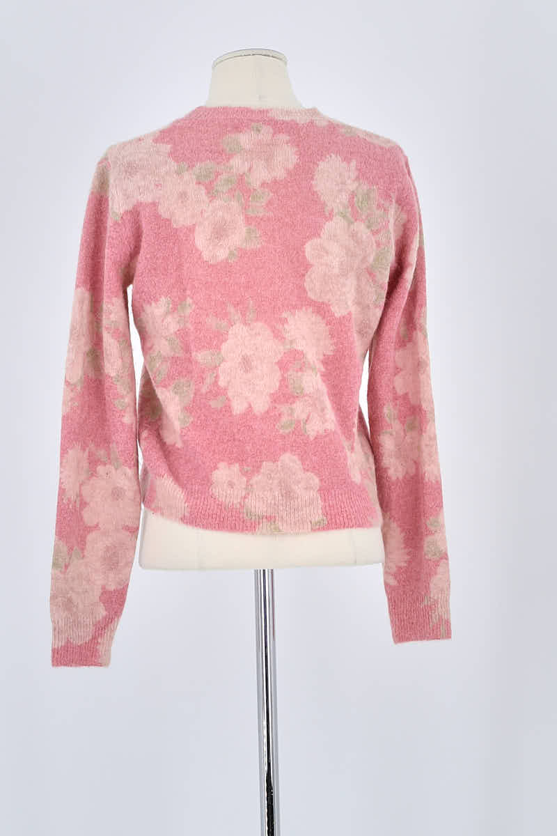 Pull Rouje Rose en Laine