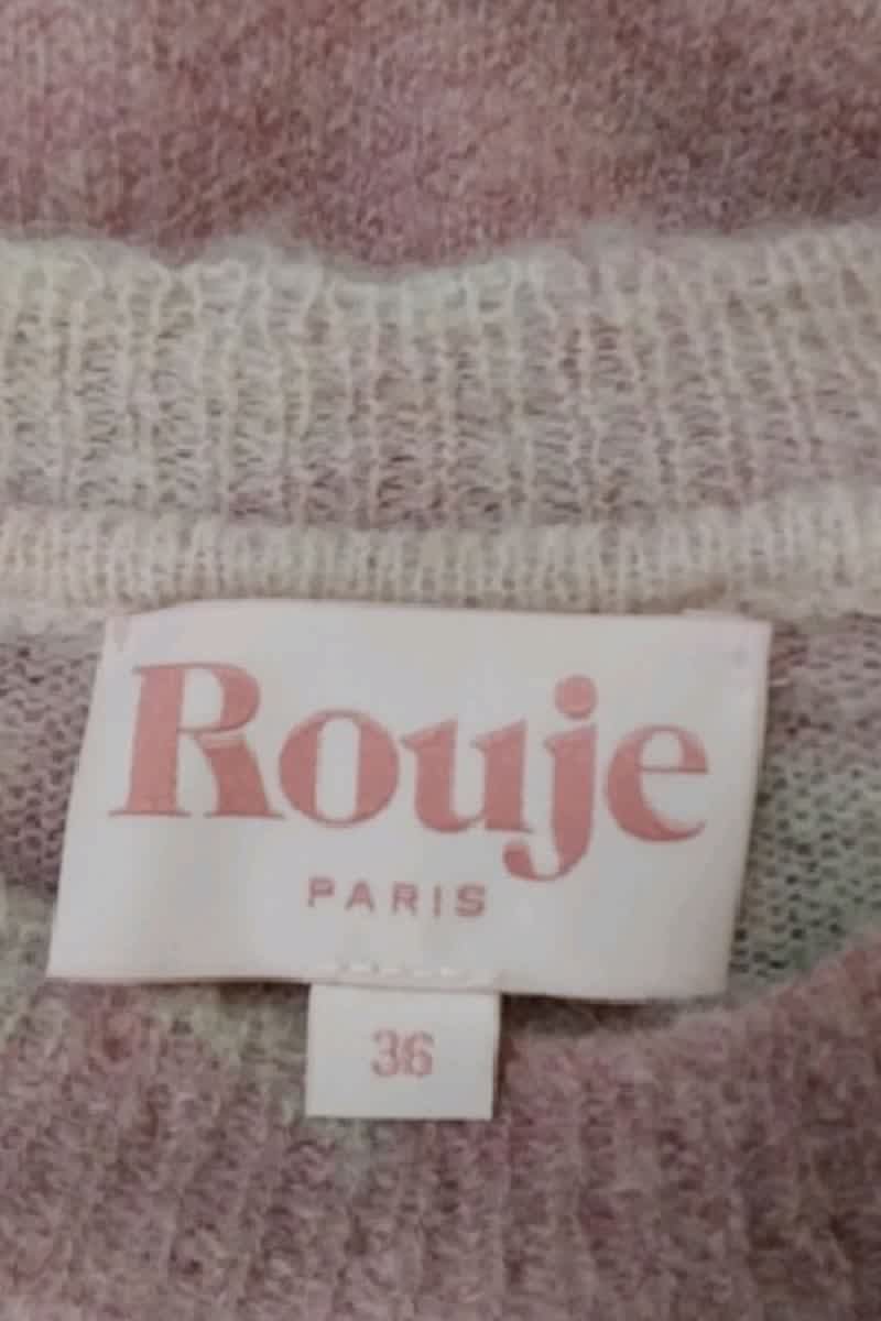 Pull Rouje Rose en Laine