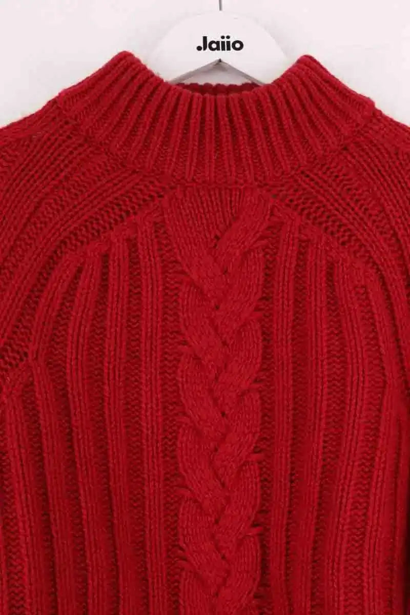 Pull Rouje Rouge en Laine