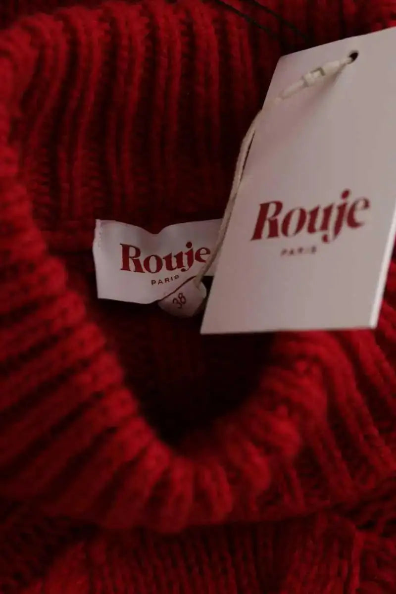 Pull Rouje Rouge en Laine