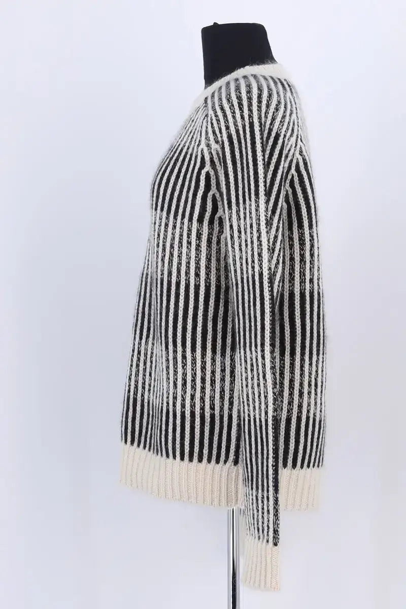 Pull Saint Laurent Blanc en Laine