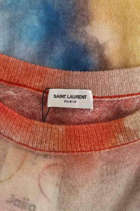 Pull Saint Laurent Multicolore en Laine
