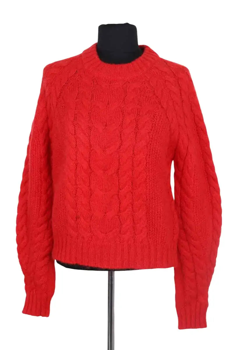 Pull Samsoe Samsoe Rouge en Laine, taille S - Seconde Main