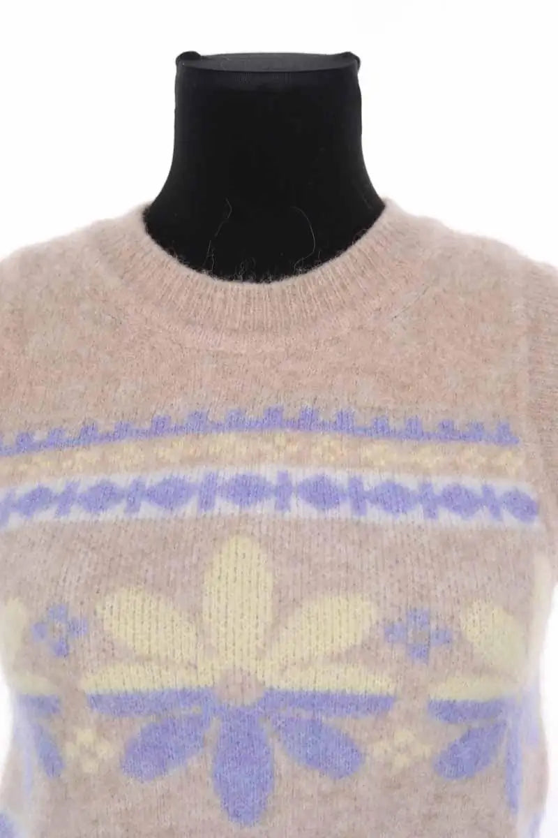 Pull Sandro Beige en Laine