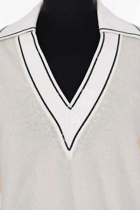 Pull Sandro Beige en Laine