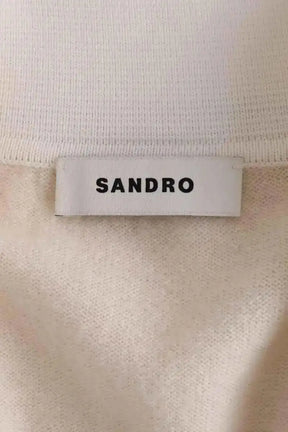 Pull Sandro Beige en Laine