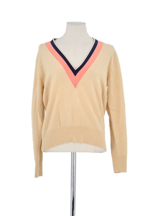 Pull Sandro Beige en Laine, taille XS - Seconde Main