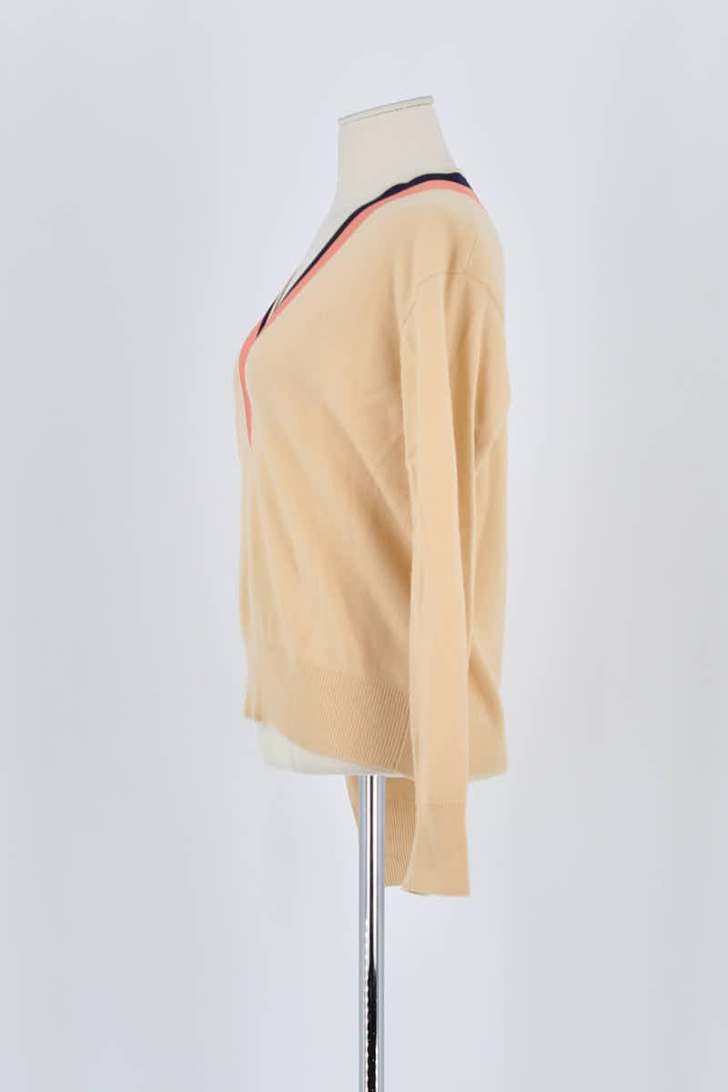 Pull Sandro Beige en Laine