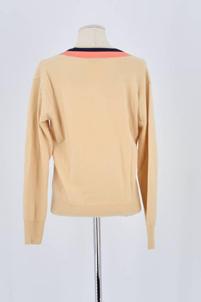 Pull Sandro Beige en Laine
