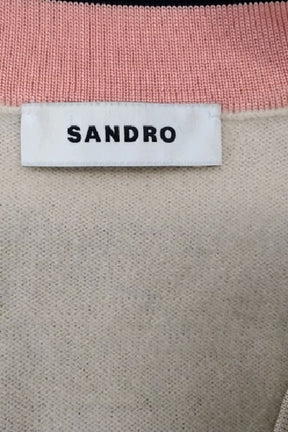 Pull Sandro Beige en Laine