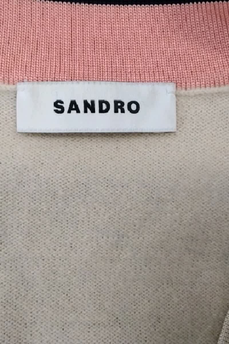 Pull Sandro Beige en Laine