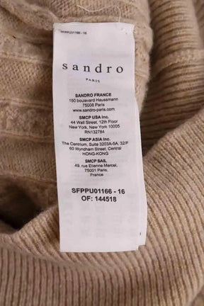 Pull Sandro Beige en Laine