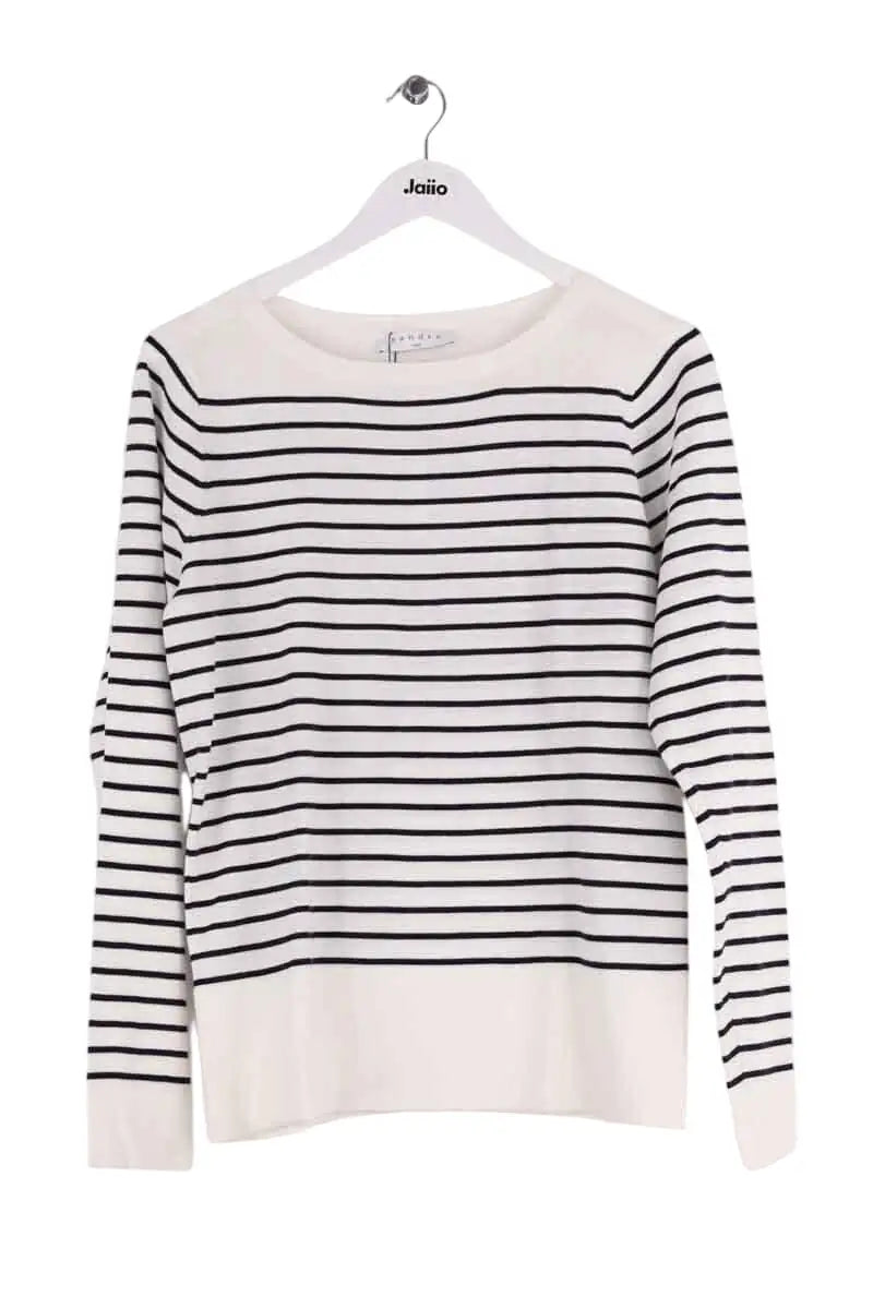 Pull Sandro Blanc en Coton, taille XS - Seconde Main