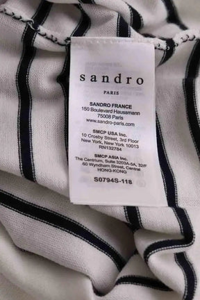 Pull Sandro Blanc en Coton