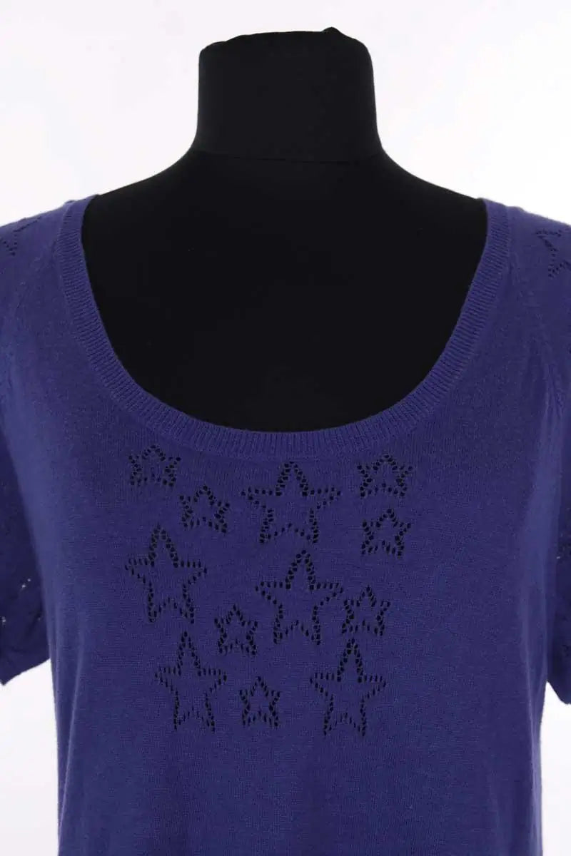 Pull Sandro Bleu en Coton