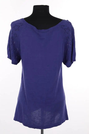Pull Sandro Bleu en Coton