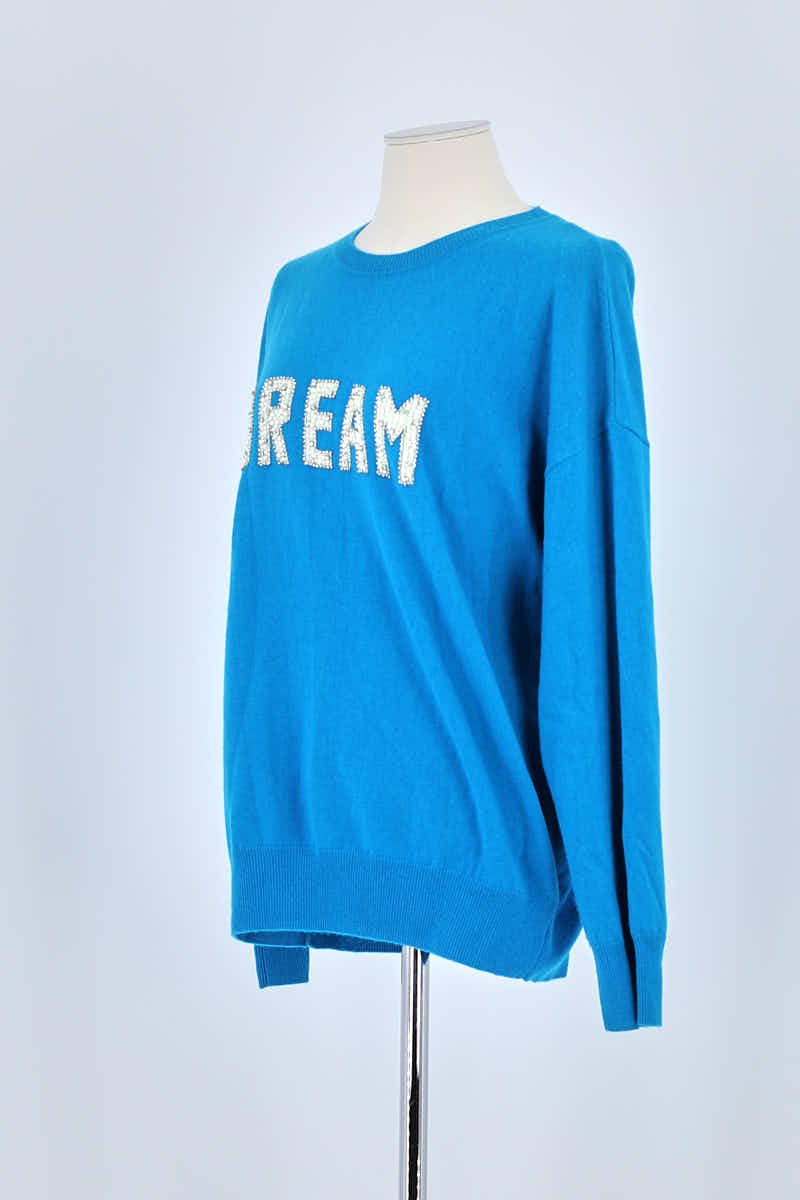 Pull Sandro Bleu en Laine