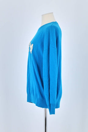 Pull Sandro Bleu en Laine