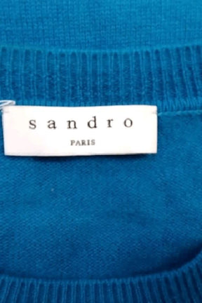 Pull Sandro Bleu en Laine