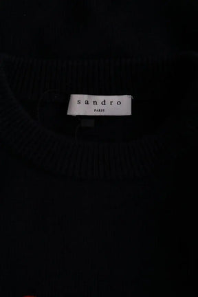 Pull Sandro Bleu en Laine