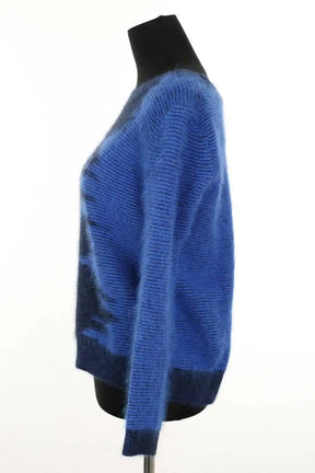 Pull Sandro Bleu en Polyamide