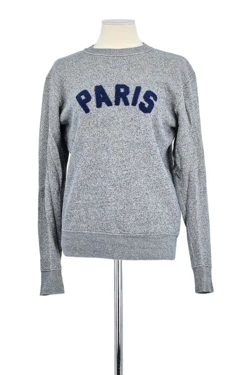 Pull Sandro Gris en Coton, taille XS - Seconde Main