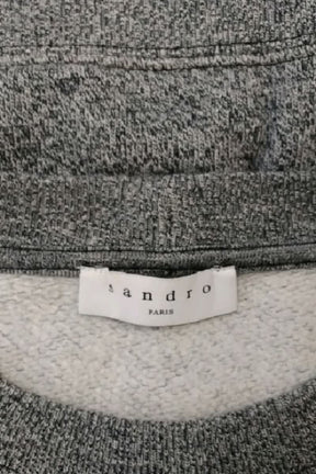 Pull Sandro Gris en Coton